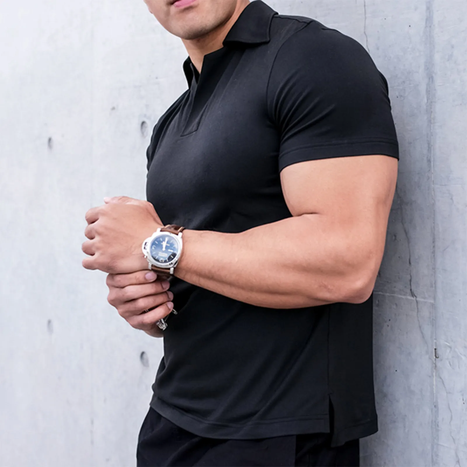 ACTIVE DRY-FIT MOISTURE WICKING POLO SHIRT