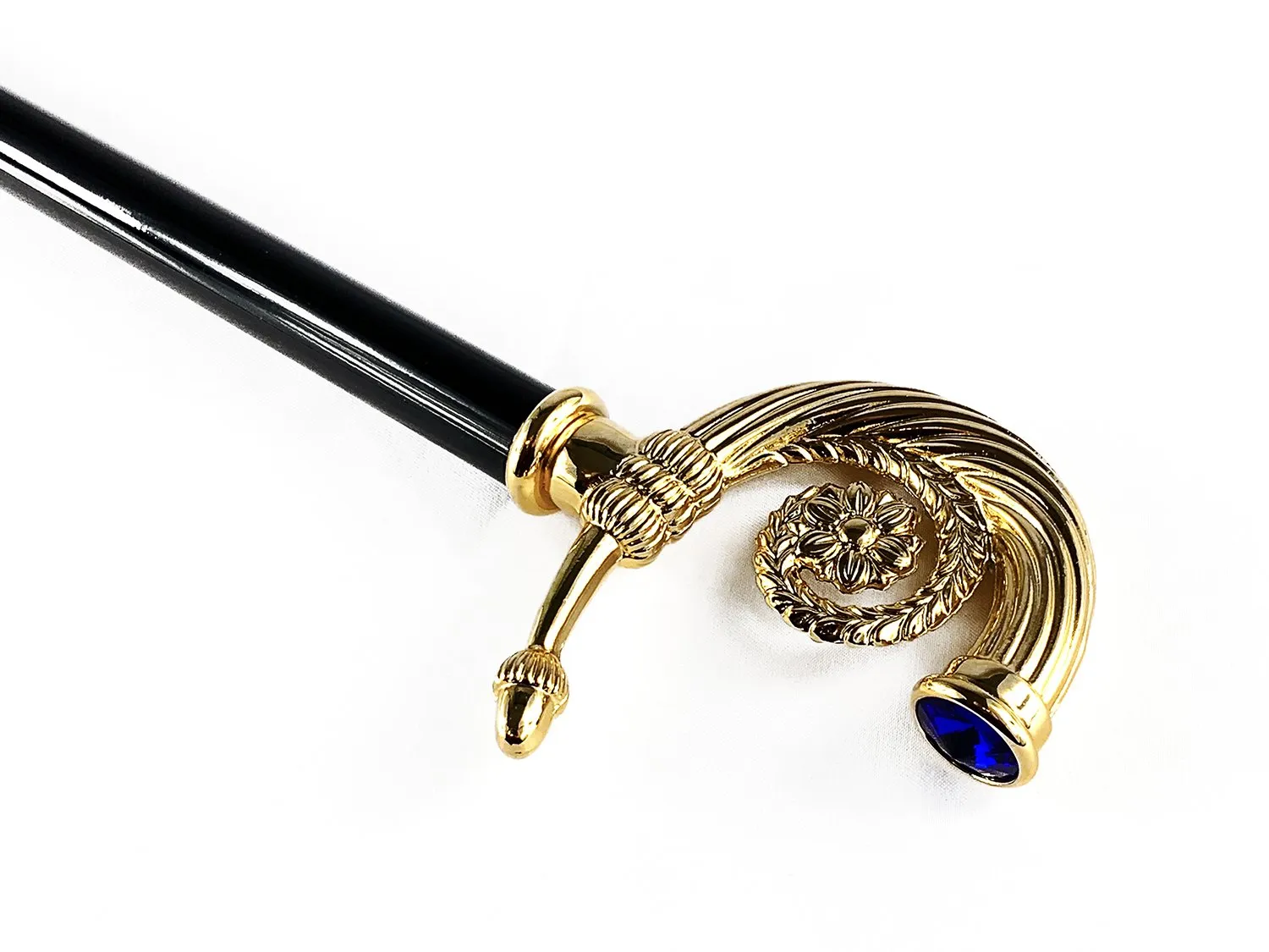 Beauty Collectible Walking Cane With Swarovski Sapphire