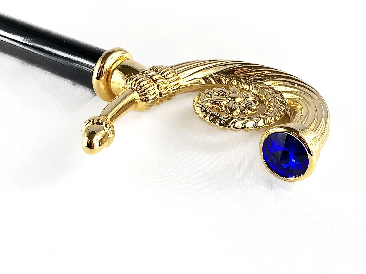 Beauty Collectible Walking Cane With Swarovski Sapphire