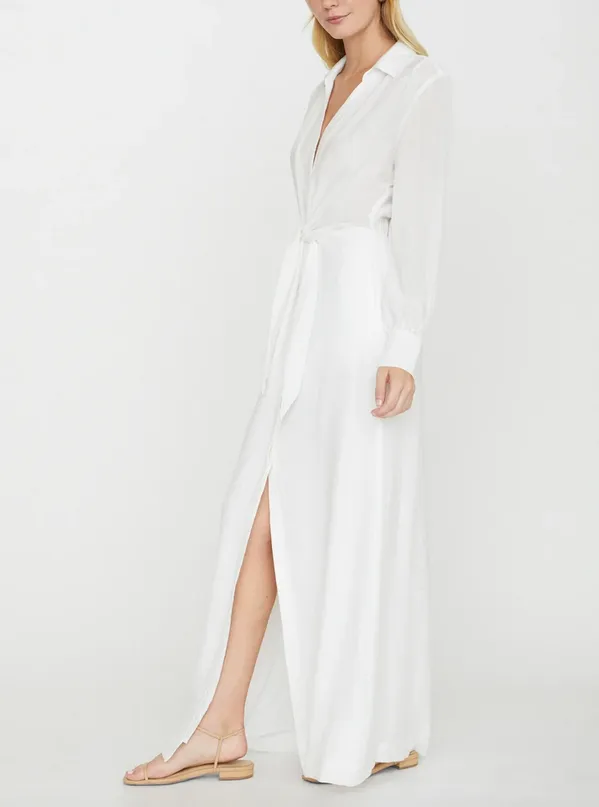 Brochu Walker - Madsen Maxi Dress in Salt White