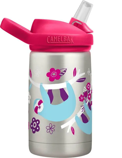 CamelBak Eddy  Kids Insulated Stainless Steel Bottle - 0.35L- Flowerchild Sloth