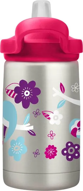 CamelBak Eddy  Kids Insulated Stainless Steel Bottle - 0.35L- Flowerchild Sloth