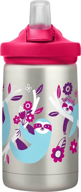 CamelBak Eddy  Kids Insulated Stainless Steel Bottle - 0.35L- Flowerchild Sloth