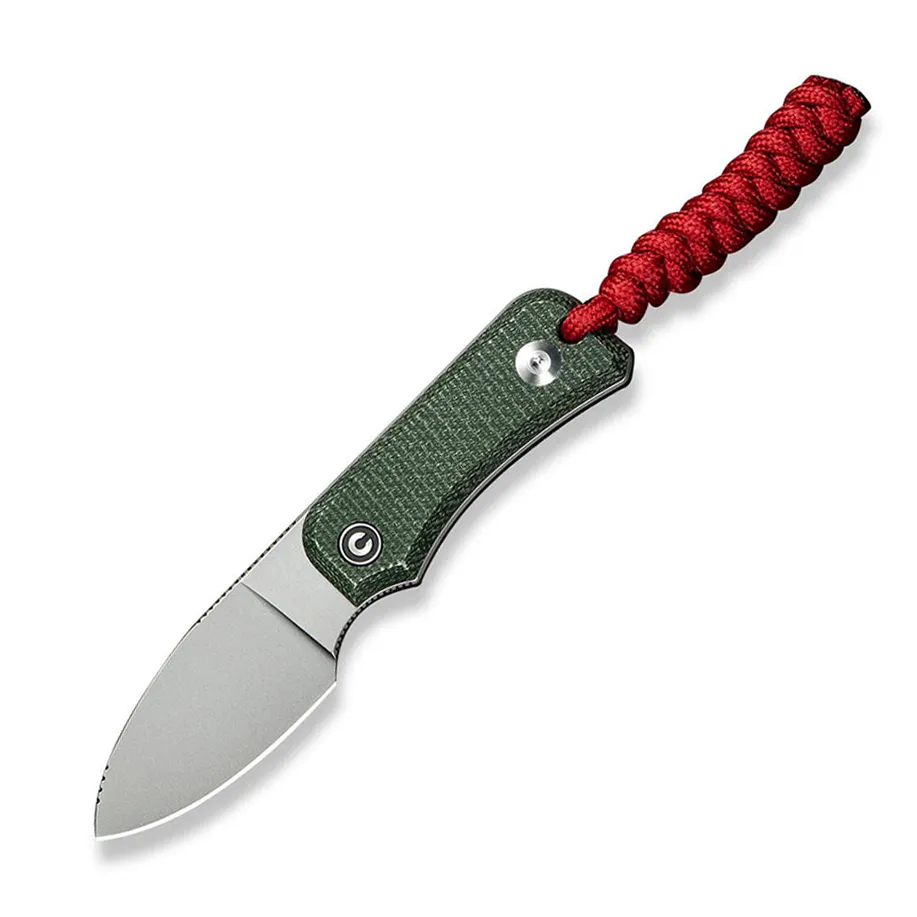 Civivi C23045-2 Baby Banter Fixed Blade (Green Canvas Micarta Handle)