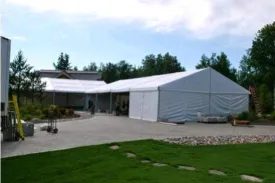 Clearspan Tent, 18M X 20M Plain Wall