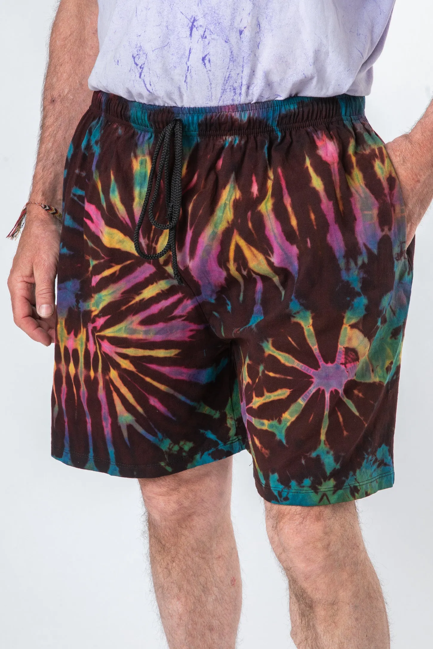 Cotton Tie Dye Mens Shorts