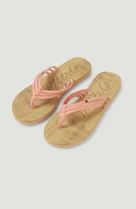 Ditsy Sandals | Georgia Peach