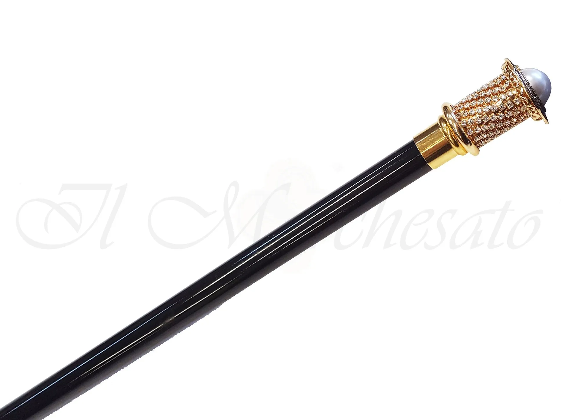 Fine Walking Sticks - Swarovski Crystal Encrusted Knob