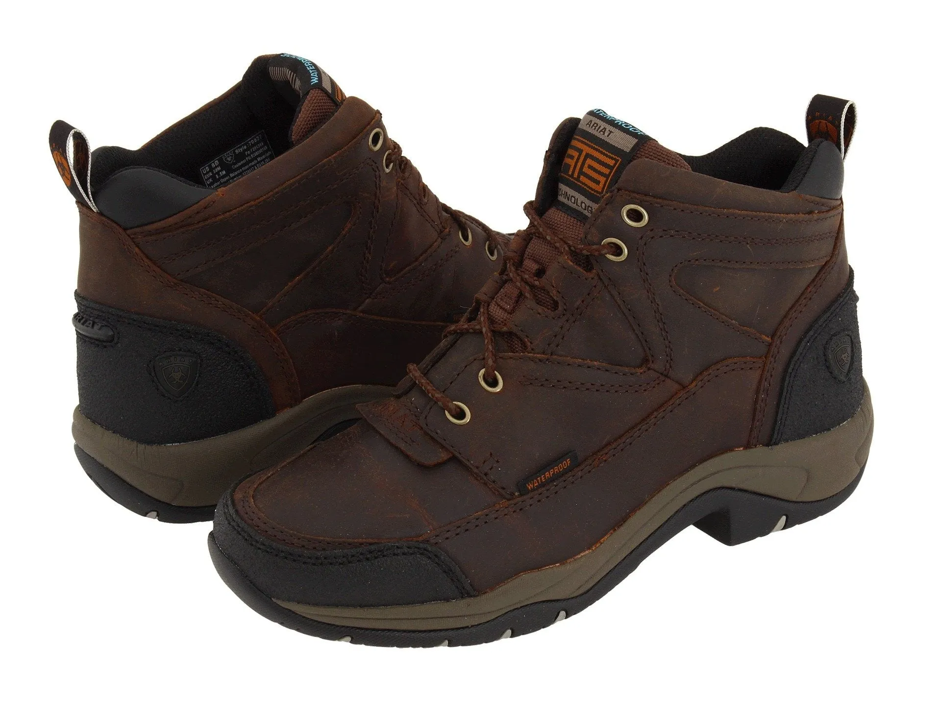 Hiking boots Ariat Terrain H2O, brown