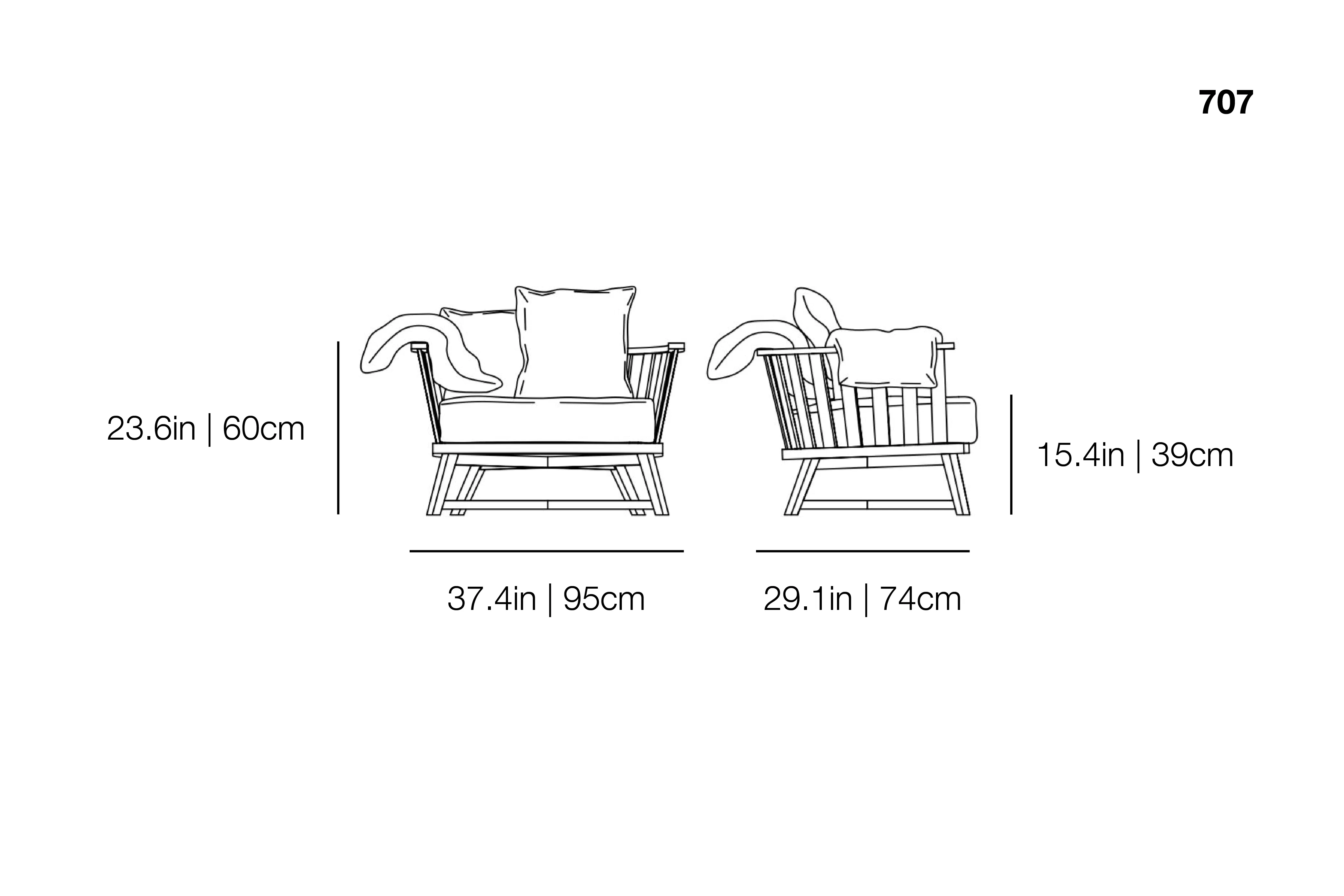 InOut 707 - Outdoor Armchair