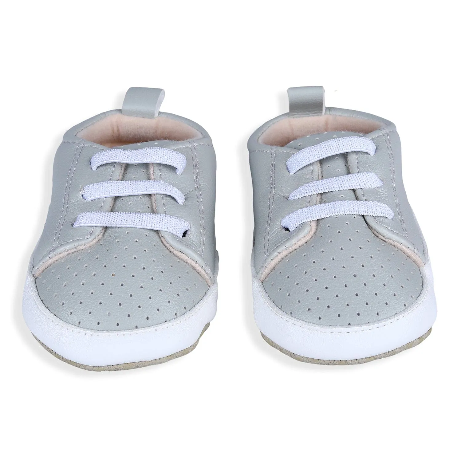 Lace-Up Comfortable And Breathable Anti-Slip Sneaker Shoes - Grey