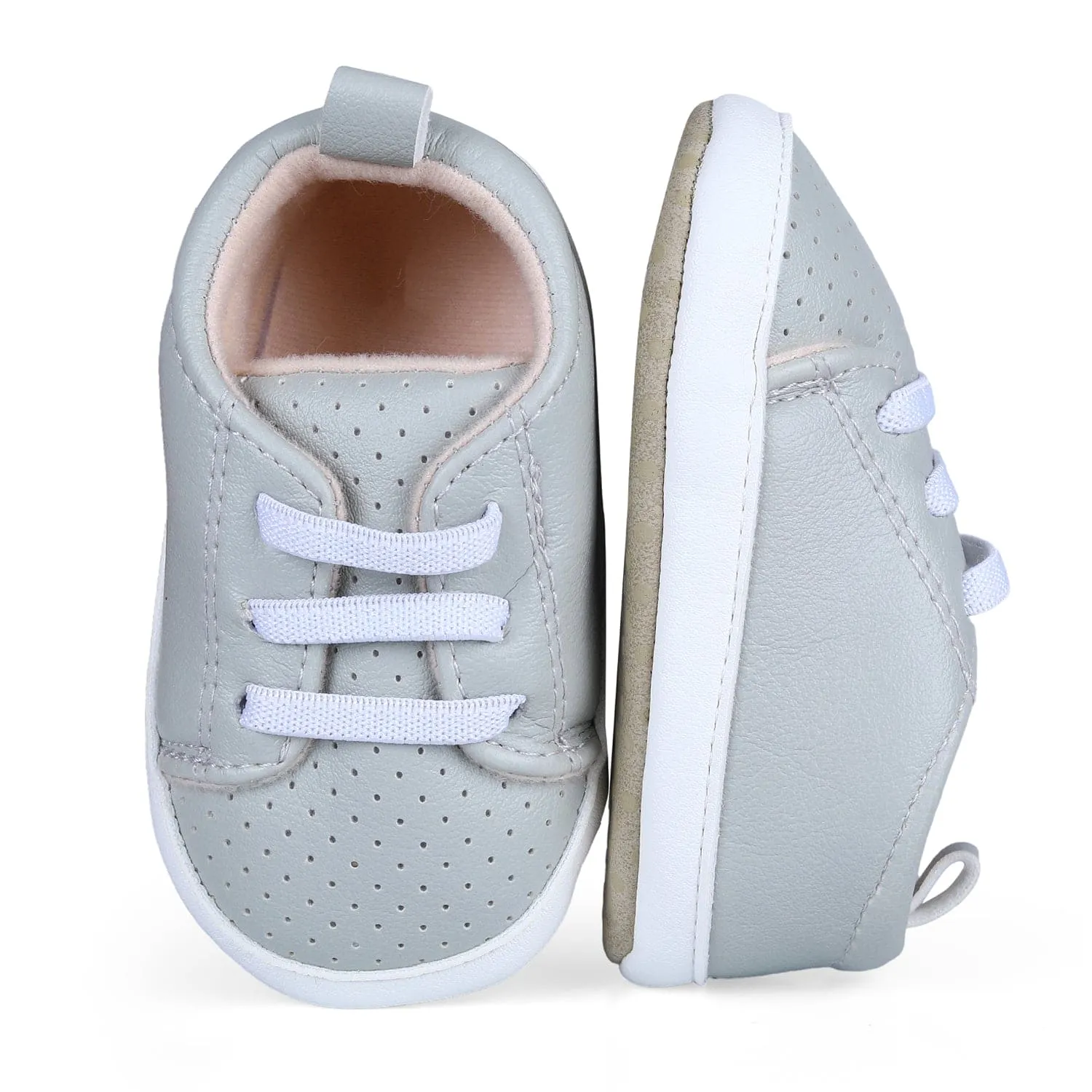 Lace-Up Comfortable And Breathable Anti-Slip Sneaker Shoes - Grey