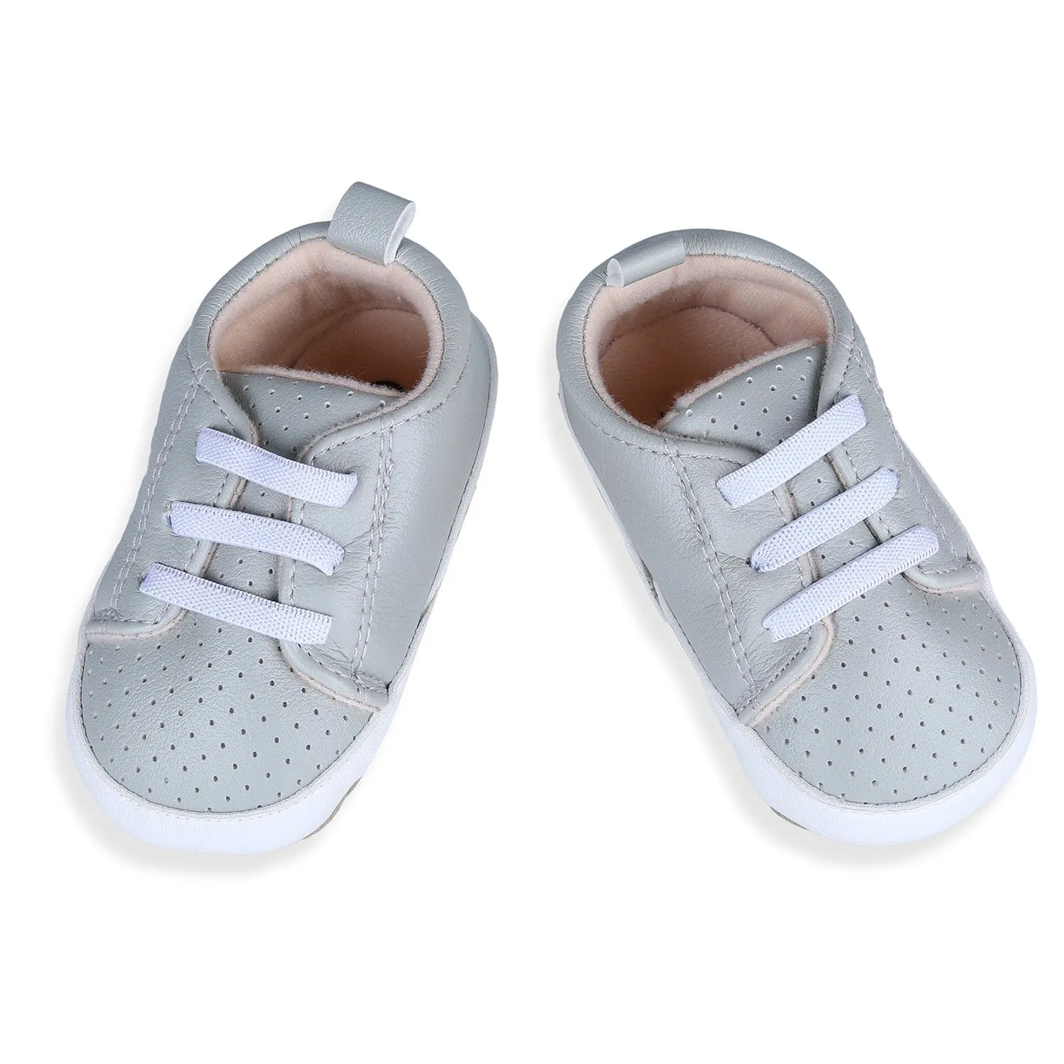 Lace-Up Comfortable And Breathable Anti-Slip Sneaker Shoes - Grey