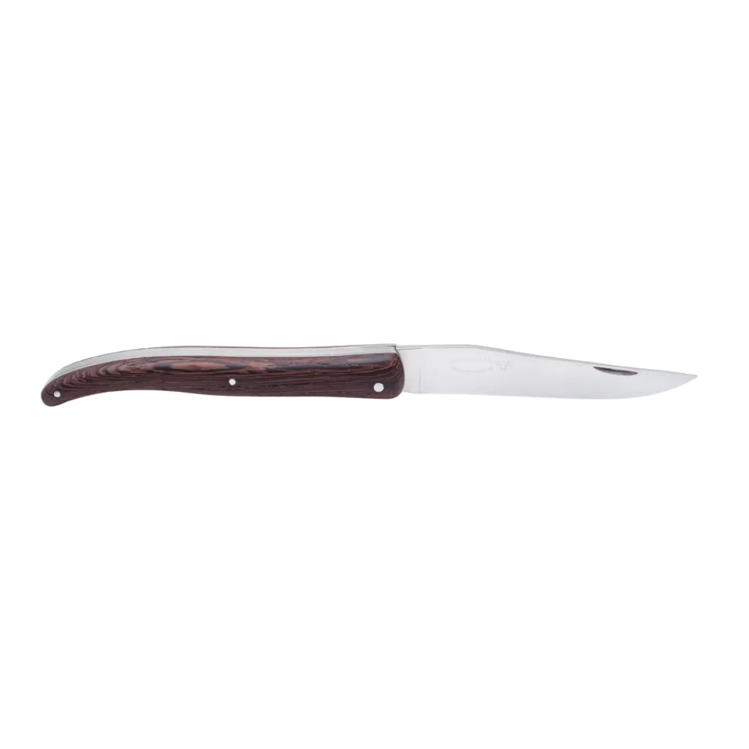 Laguiole En Aubrac Backpacker's Folding Knife (12cm) - Wenge Wood