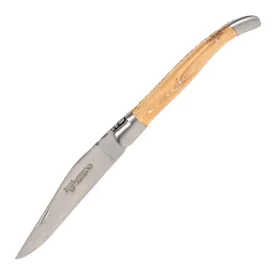 Laguiole En Aubrac Folding Knife (11cm) - Juniper Wood