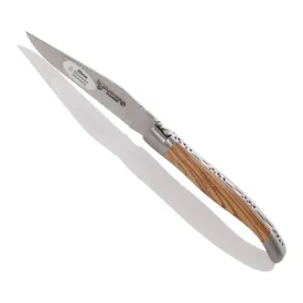 Laguiole En Aubrac Folding Knife (11cm) - Olive Wood