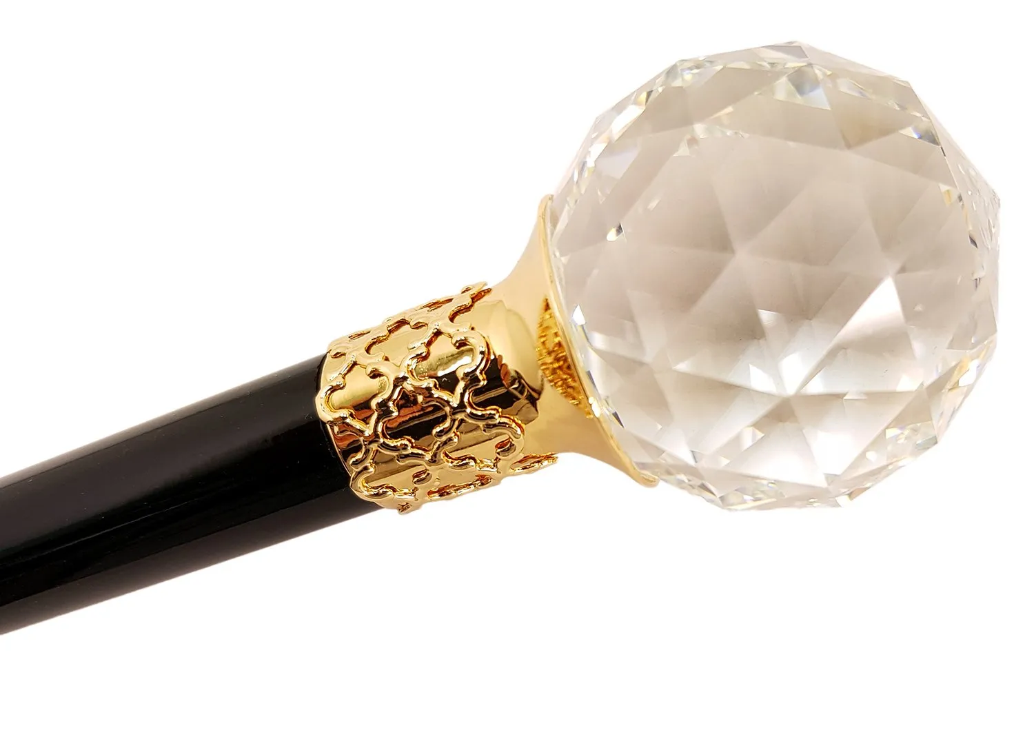 Majesty Swarovski Elements Crystal Ball Formal knobstick Cane