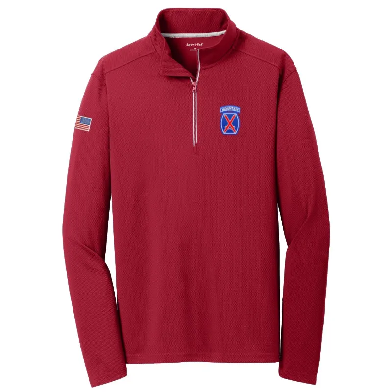 Moisture Wicking 10th Mountain 1/4 Zip