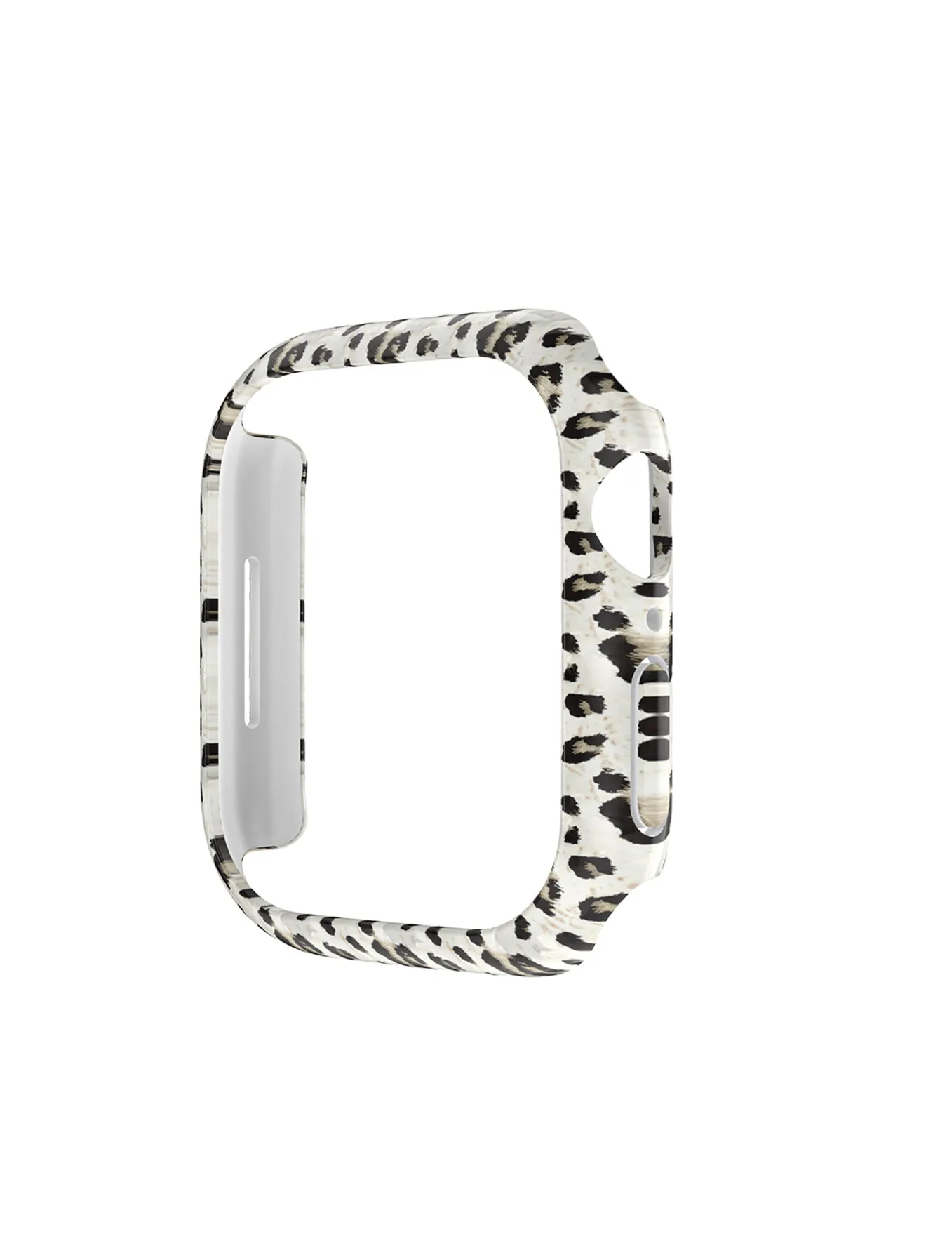 Protective Bumper Case with Screen Protector for Apple Watch 38mm- Leopard Print