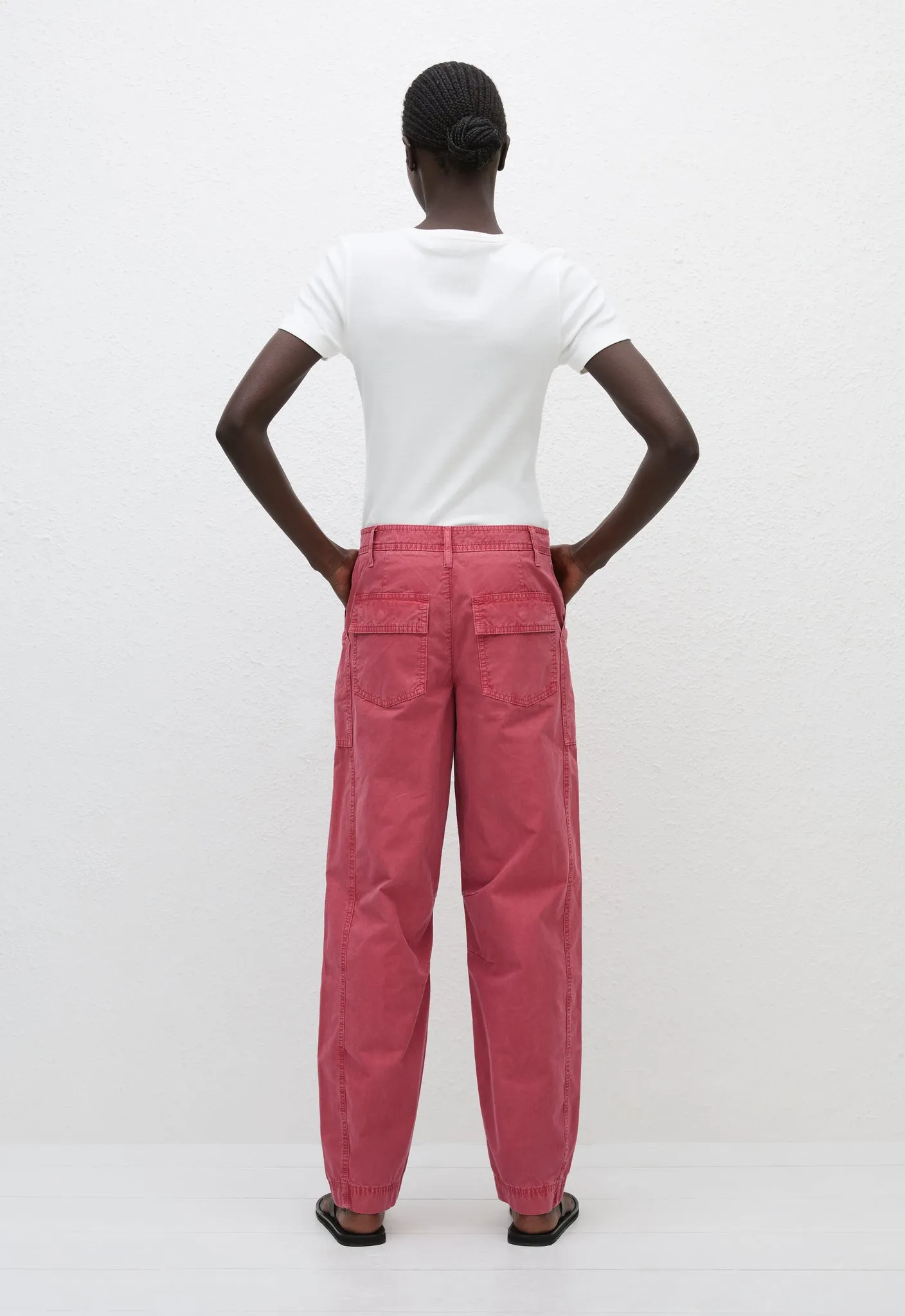 Relaxed Cargo Pant - Rose