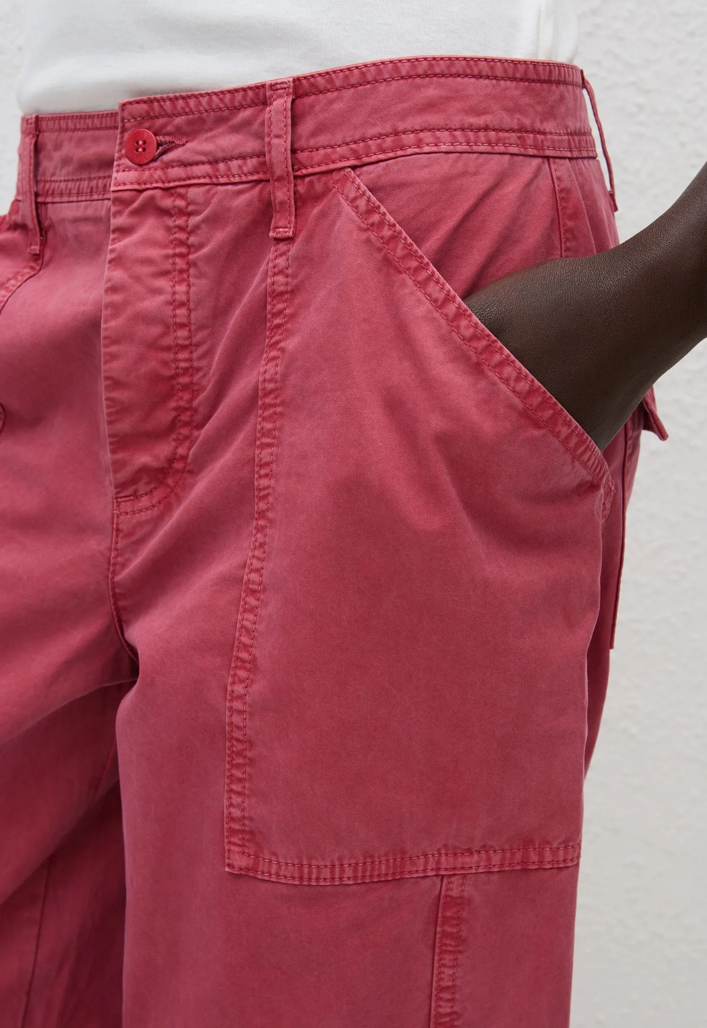 Relaxed Cargo Pant - Rose