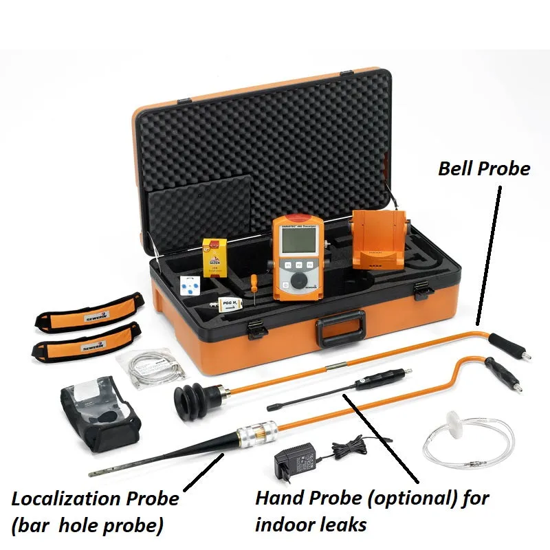 Sewerin VARIOTEC 460 Tracergas: Advanced Hydrogen Trace Water Leak Detection System