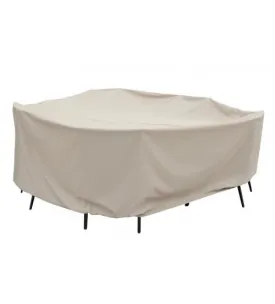 Treasure Garden Protective Furniture Cover - 60" Round Table And Chairs W/8 Ties, Elastic & Spring Cinch Lock (No Hole)