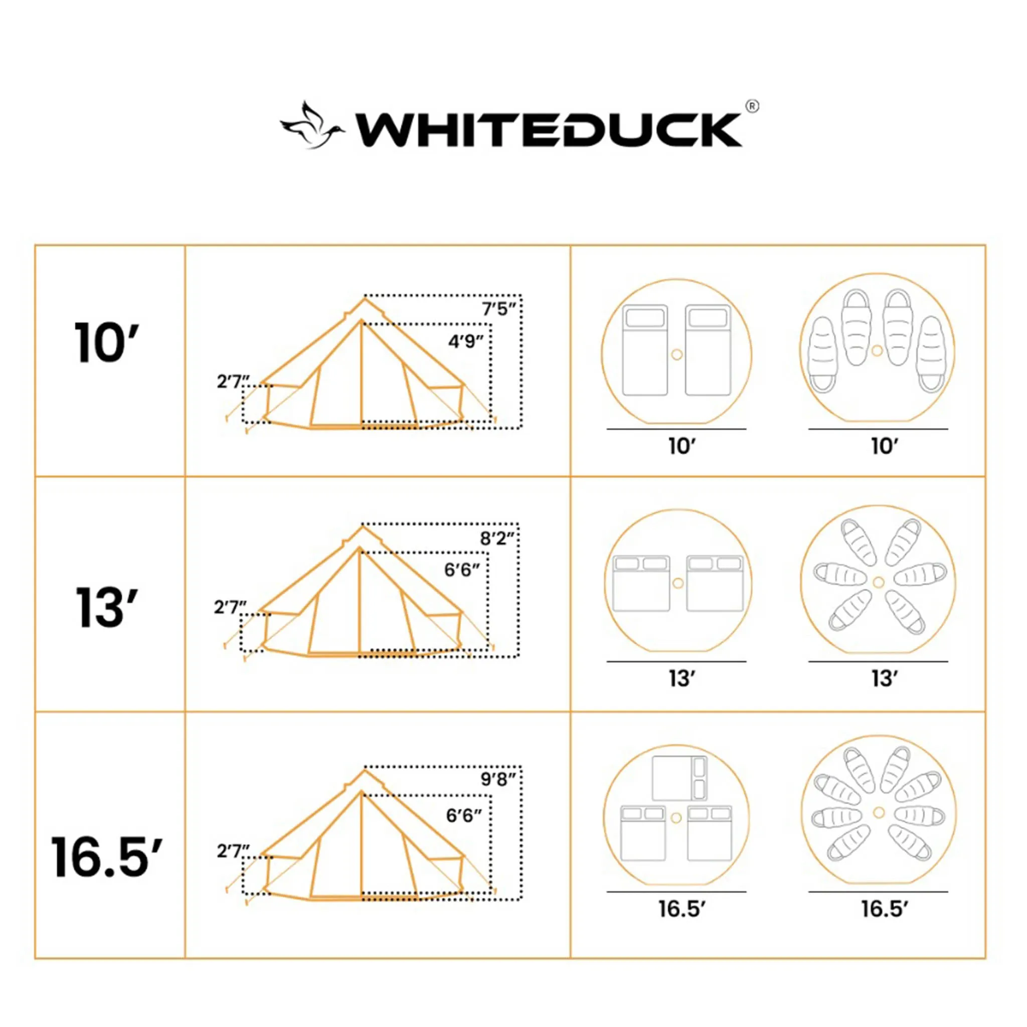 White Duck Outdoors Regatta Bell Tent