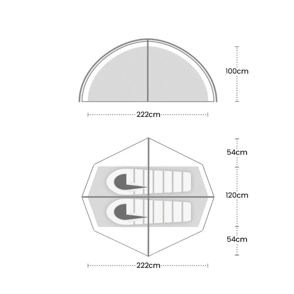 Wild Country Helm Compact 2 Tent - 2 Man Trekking Tent